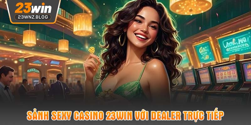 Sảnh sexy casino 23WIN với dealer trực tiếp
